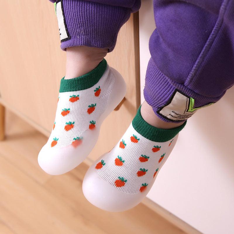 Floor Socks Shoes, Baby Non-slip Footwear, Soft Sole, Indoor Shoe Covers, Feet - amazitshop