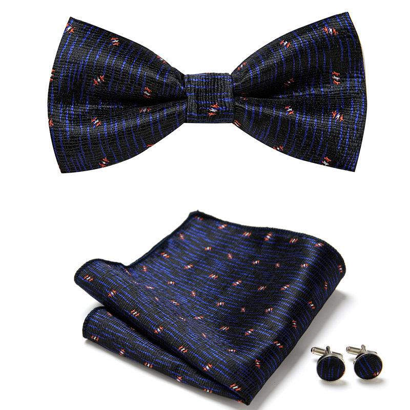 Three Piece Set Of Stylish Bow Ties - amazitshop