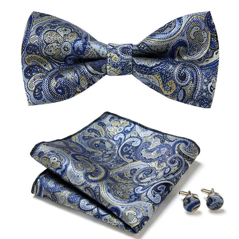 Three Piece Set Of Stylish Bow Ties - amazitshop