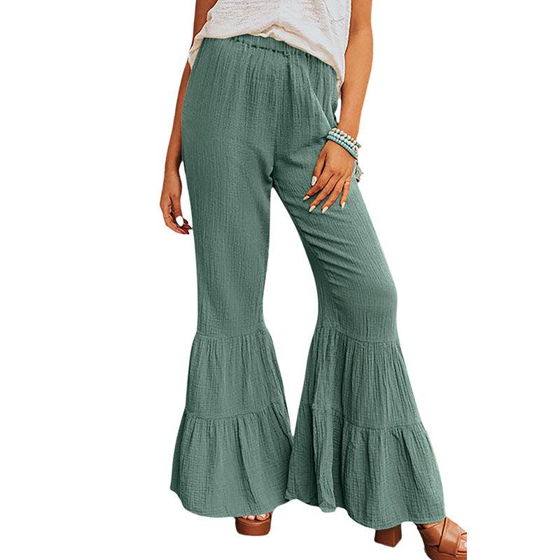 Casual And Versatile High Waist Bell - bottoms - Amazitshop