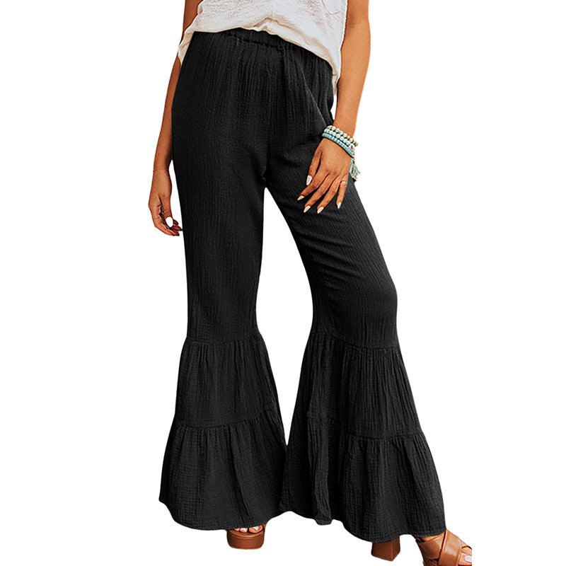 Casual And Versatile High Waist Bell - bottoms - Amazitshop