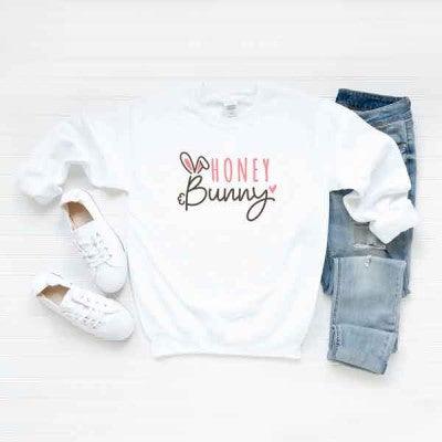 Honey Rabbit Graphic Sweatshirt - amazitshop