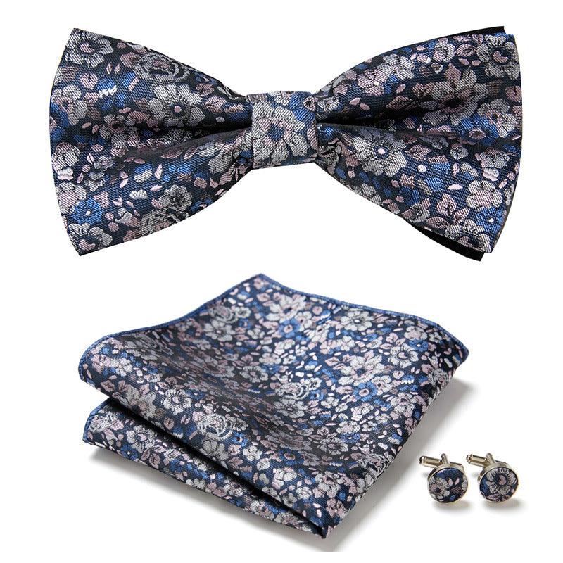 Three Piece Set Of Stylish Bow Ties - amazitshop