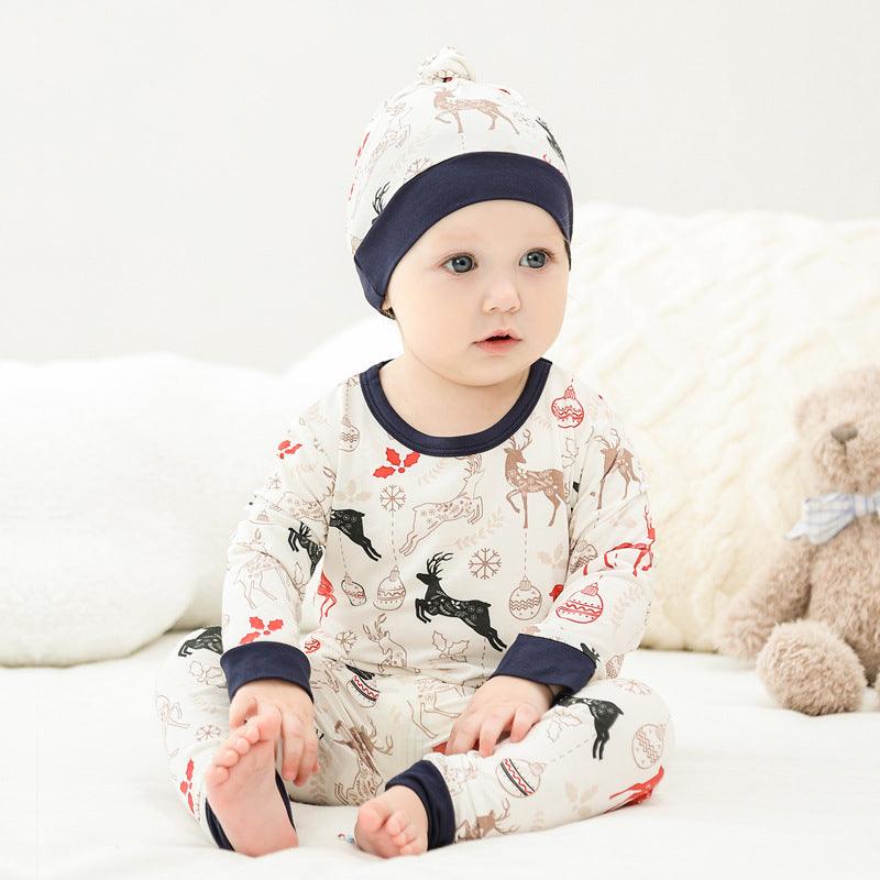Children's Bamboo Fiber Baby Pajamas - Amazitshop