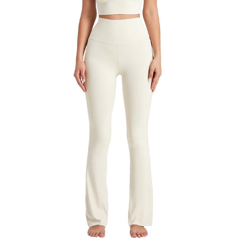 Coat High Waist Slimming Hip Raise Dance Sports Wide Legs Yoga Pants - Amazitshop