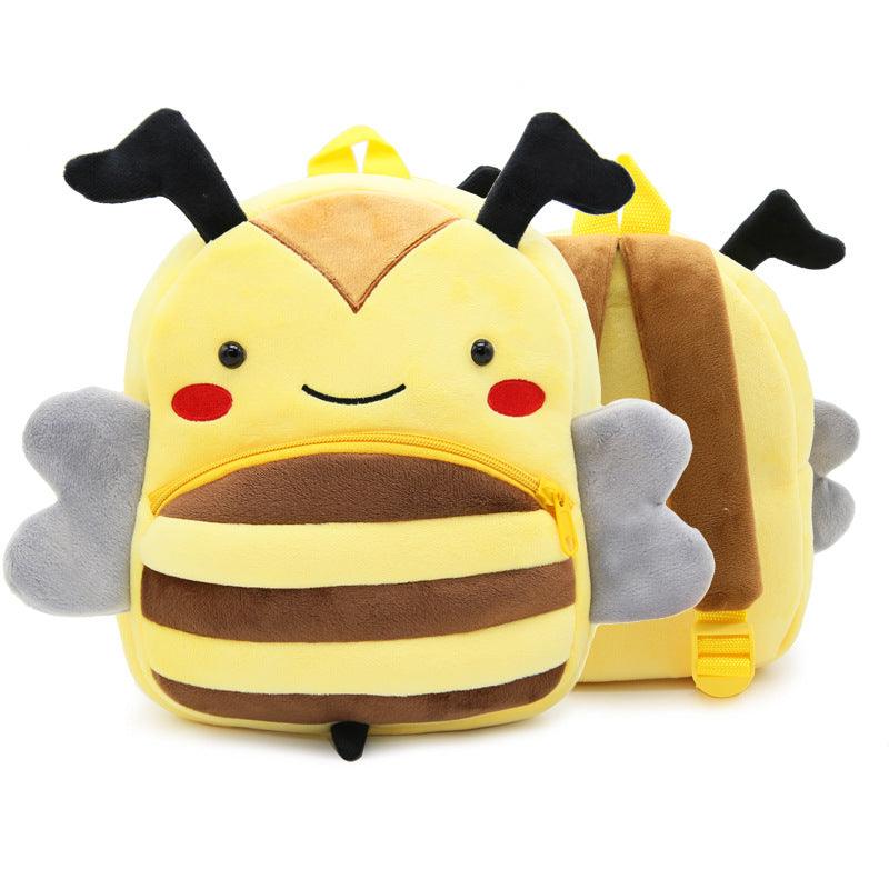 Cute Plush Backpacks Kindergarten Cartoon School Bags Children Animal Toys Bag - Amazitshop