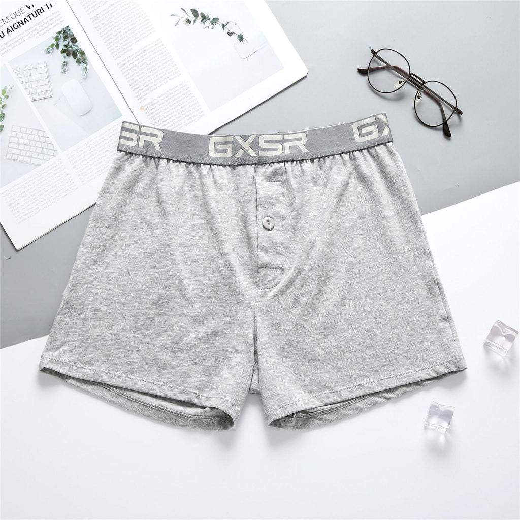 Men's Home Pants Low Waist Pure Cotton Breathable Underwear - amazitshop