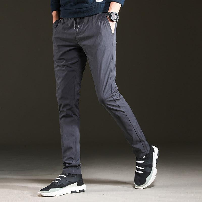 Trendy Slim Mens Pants Loose Cropped Sweatpants - amazitshop