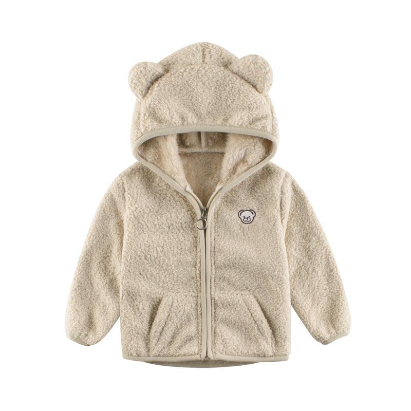 Korean Children's Coat Plus Cashmere Sweater Baby Clothes - amazitshop