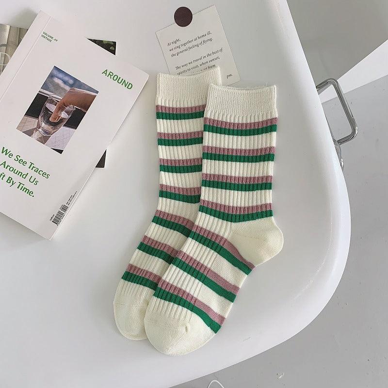 Embroidered Socks For Children With Double Stitches - amazitshop