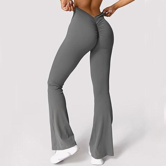 Peach Hip Raise Yoga Bell-bottom Pants Fitness Exercise Quick-drying - amazitshop