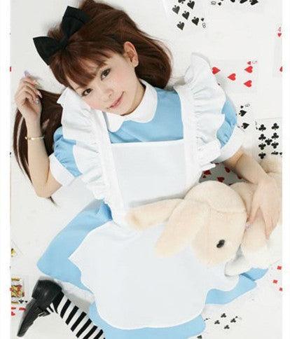 Cute Water Blue Maid Ware COS Anime Clothing Performance Costume - amazitshop