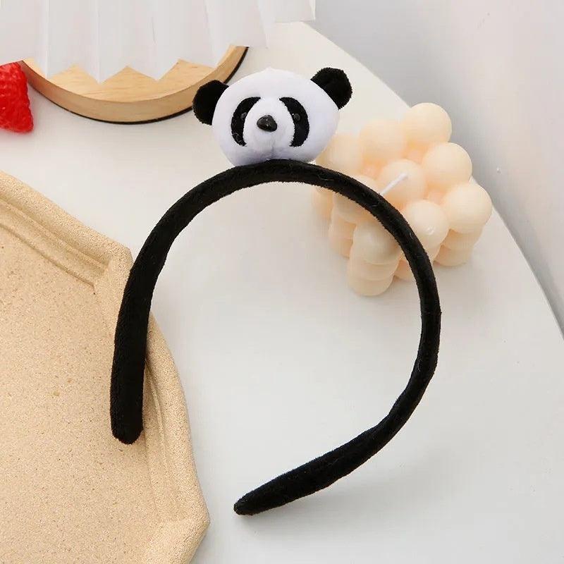 Cute Cartoon Plush Panda Headband Hair Accessories - amazitshop