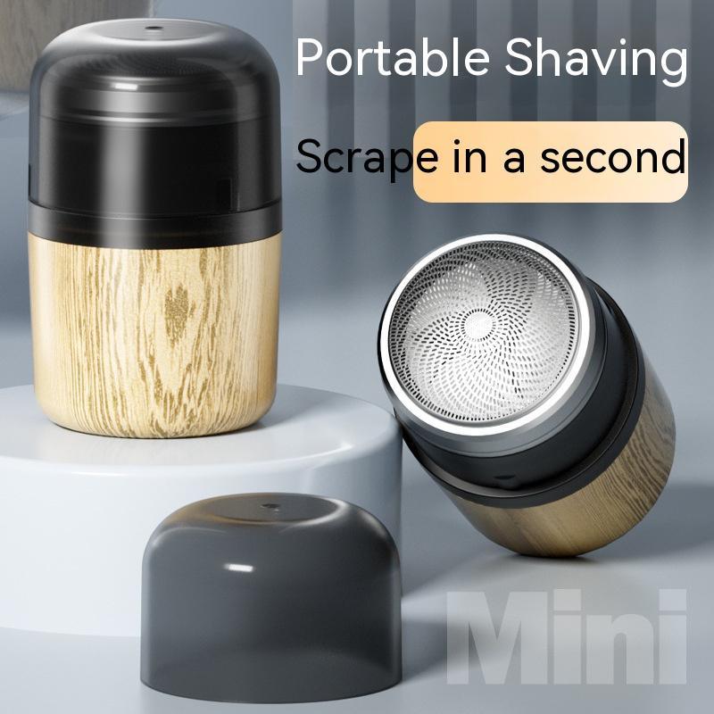 Mini Electric Shaver For Men Pocket Size Washable Rechargeable Portable Cordless Trimmer Knive Face Beard Razor Hair Trimmer - amazitshop