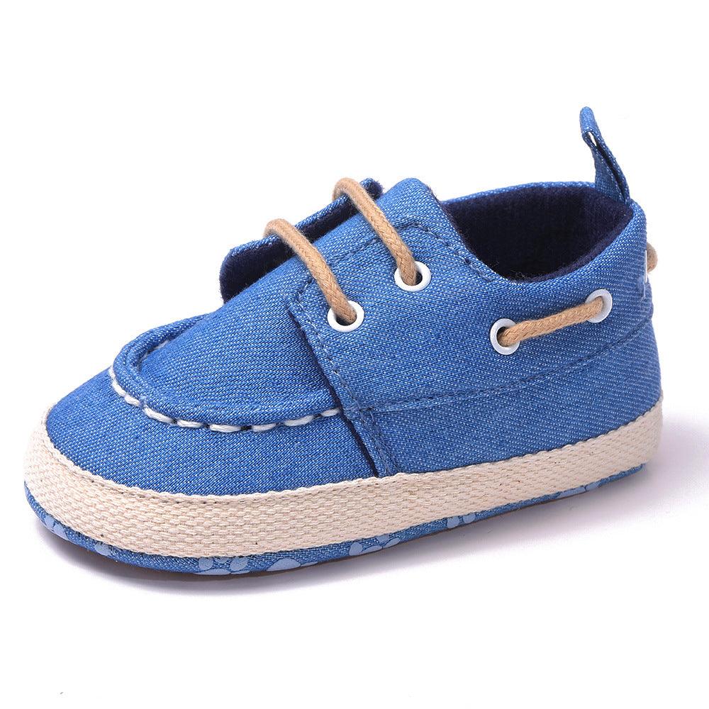 Canvas Shoes Boys Baby Peas Soft-soled Non-slip Toddler Shoes - amazitshop