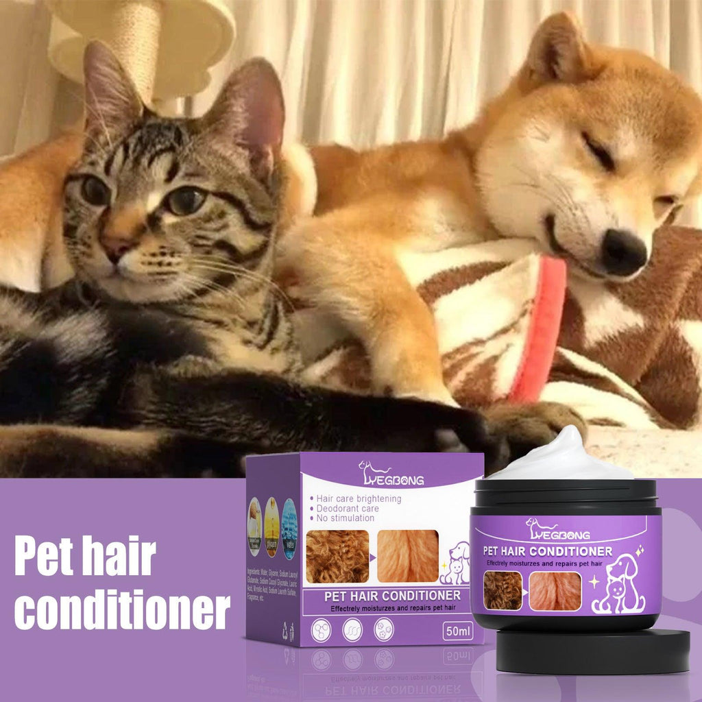 Pet Hair Cleaning Care Fluffy, Soft And Unknotted Pet Hair Cream - amazitshop