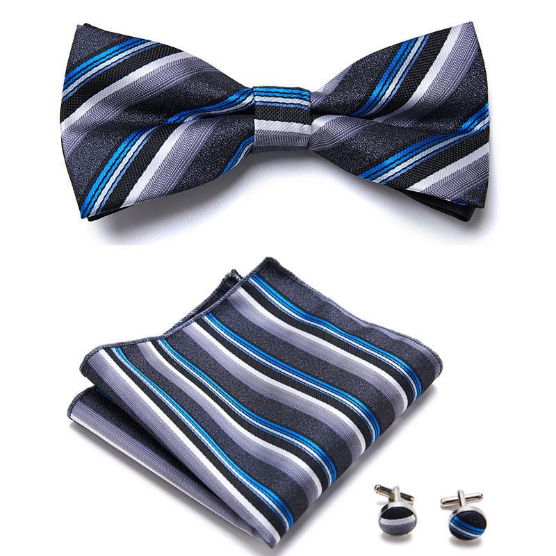 Three Piece Set Of Stylish Bow Ties - amazitshop