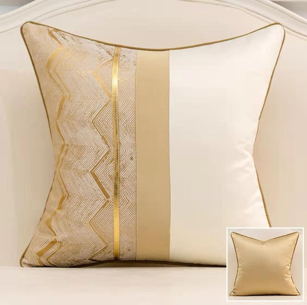 Home Fashion Splicing Pillow Cover Home Model Room Decoration - amazitshop