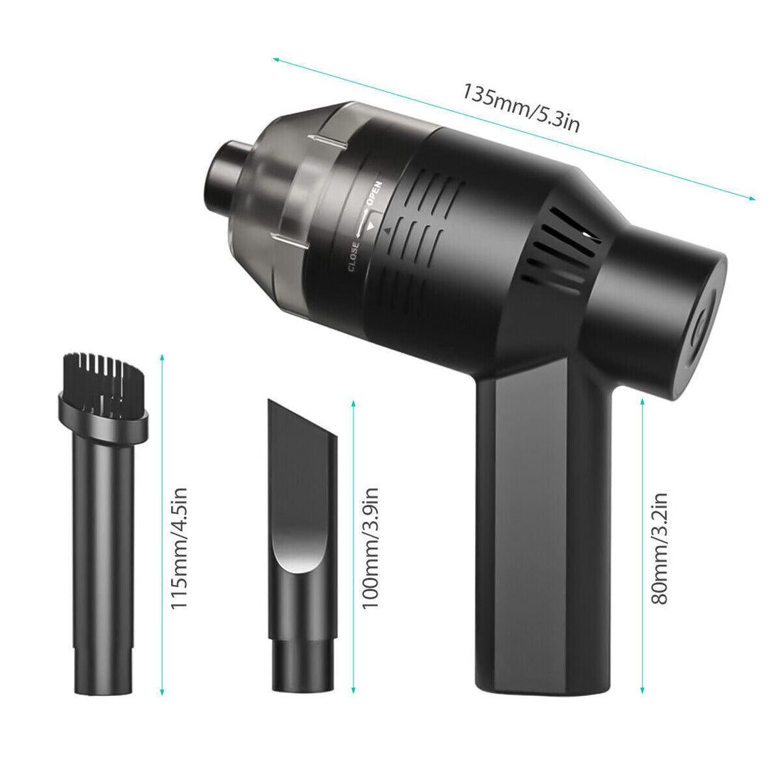 Electric Mini Cordless Air Duster Blower High Pressure For Computer Car Cleaning - Amazitshop