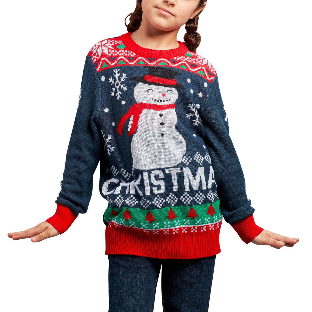 Autumn And Winter New Children's Christmas Clothing Elf Sweater Pullover Long Sleeve Sweater - amazitshop