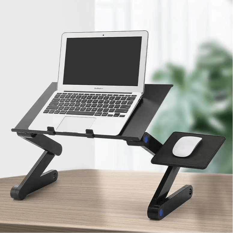 Folding Computer Desk Notebook Computer Stable With Double Fan - amazitshop
