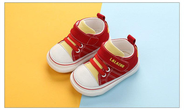 Soft-soled Toddler Shoes For Boys And Toddlers Baby Canvas Non-slip Shoes - amazitshop