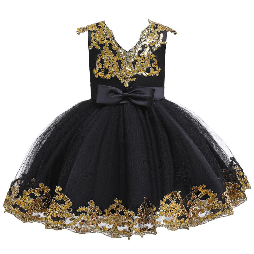 Children's Dress Princess Sequins Tulle Tutu Skirt - amazitshop