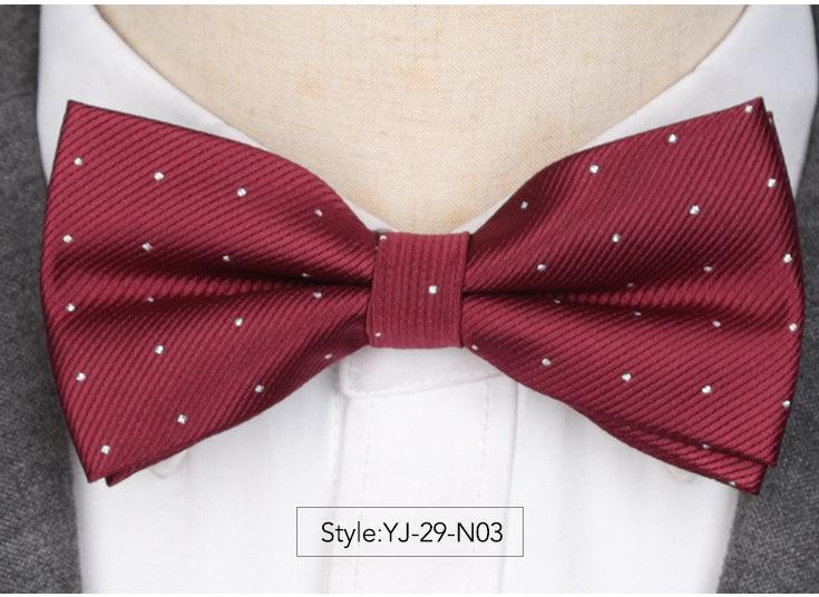 Men's Bow Ties Groom's Groomsmen Highlights - amazitshop