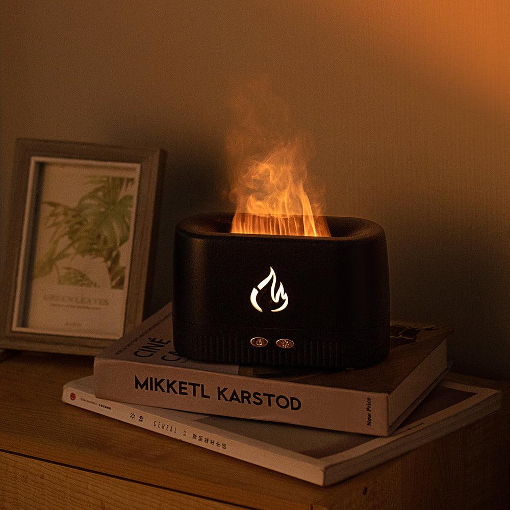 Factory Price Flame Humidifier Aroma Diffusers Machine Home Bedroom Silent Essential Oil Flame Aroma Diffuser - Amazitshop