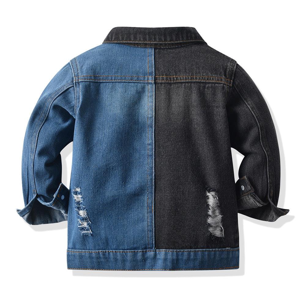 Fashion Children's Lapel Denim Jacket Cardigan - Amazitshop