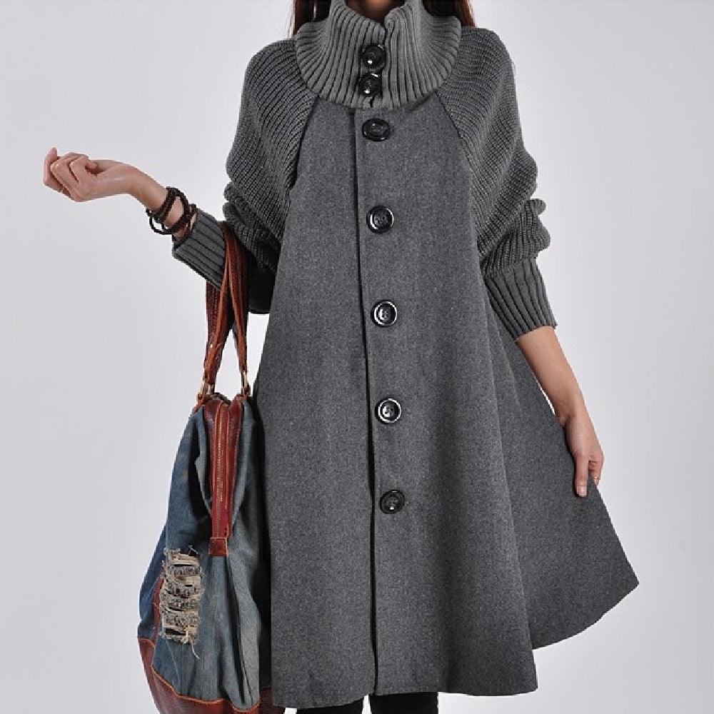 Fashion Mid-length Trench Coat For Women - amazitshop