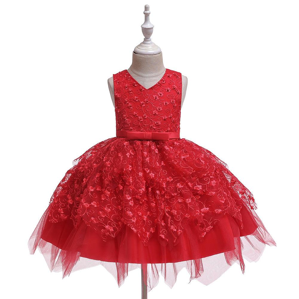 Clothing Baby Girls Middle And Small Children Kindergarten Dresses - amazitshop