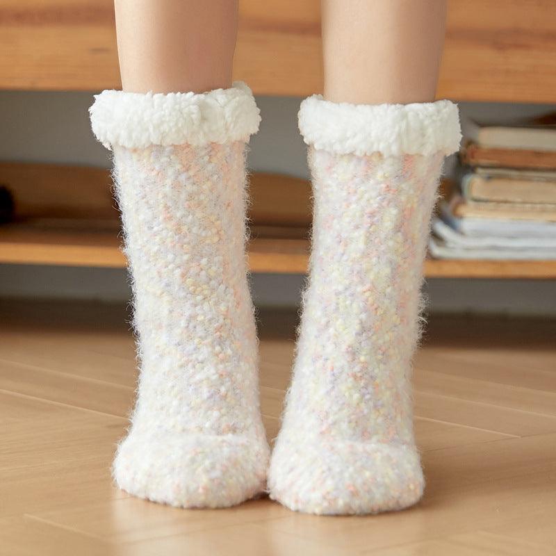 Floor Socks Snow Home Leg Cover Fleece - amazitshop