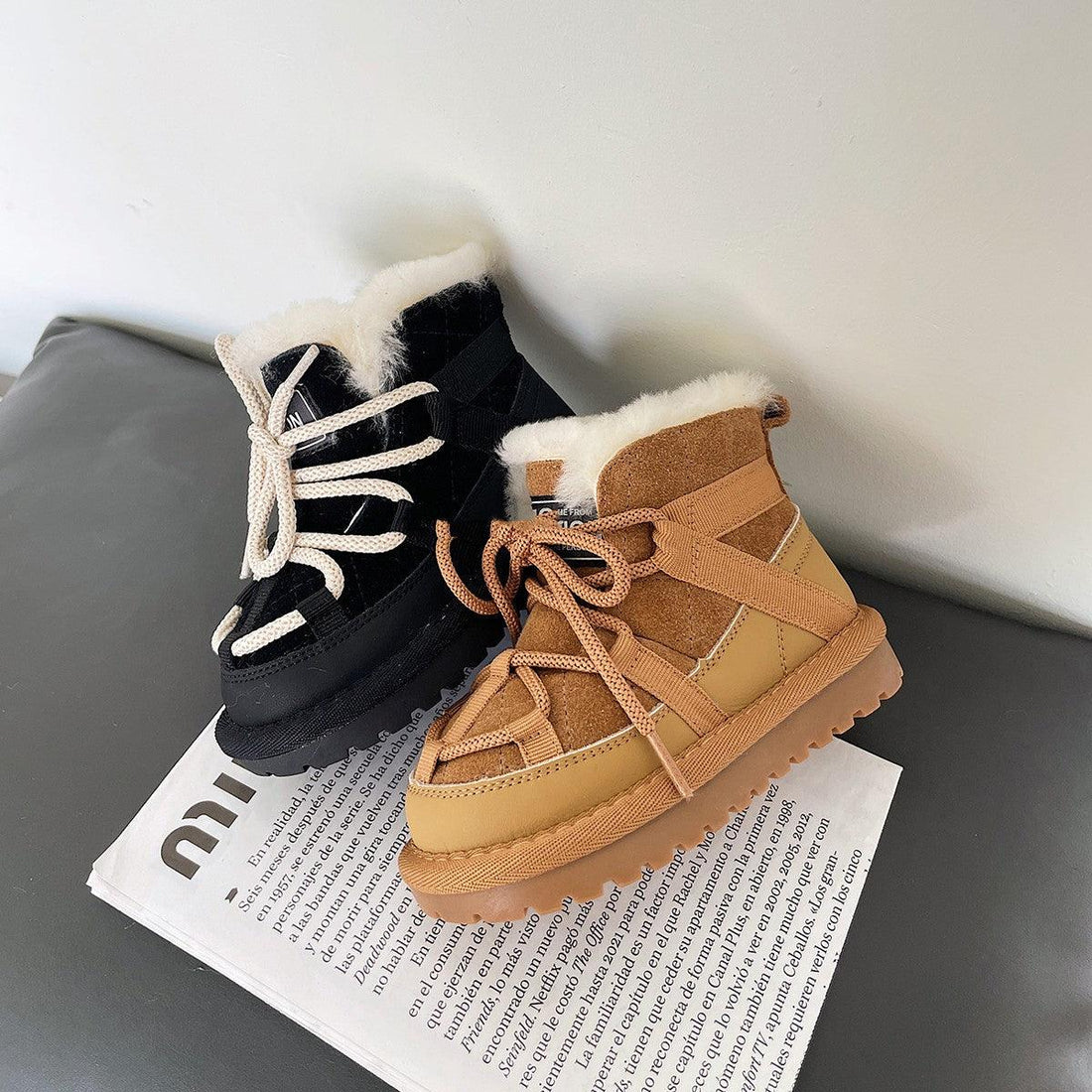 Fleece - lined Warm Boys Toddler Shoes - Amazitshop