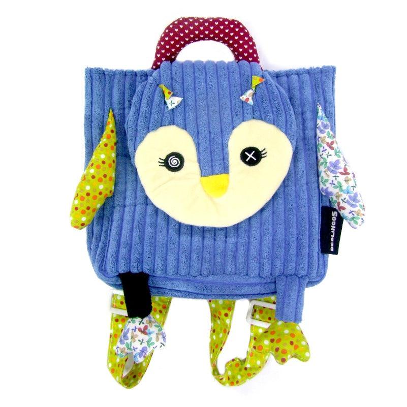 French Deglingos baby backpack double bag snack bag 2 - 5 year old kindergarten double shoulder bag - Amazitshop