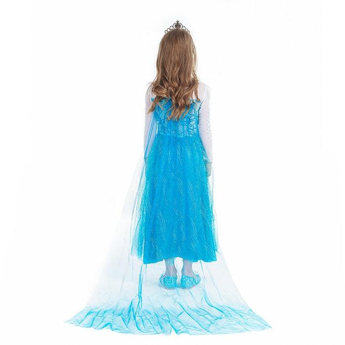 Girls' Long Sleeve Polyester Dress - Amazitshop