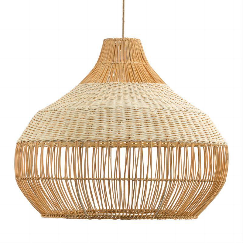 Japanese Lighting Creative Rattan Art Rattan Woven Lampshade Bedroom Restaurant - Amazitshop