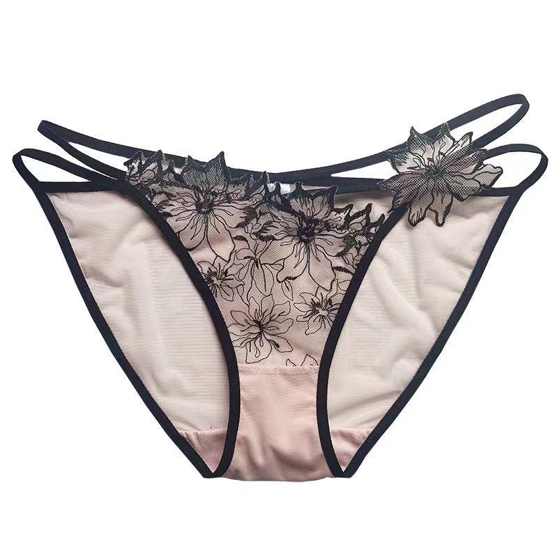 Ladies Low Waist Sexy Charming Lace Panties - Amazitshop