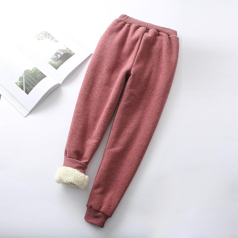 Lamb velvet sweatpants Trousers - Amazitshop