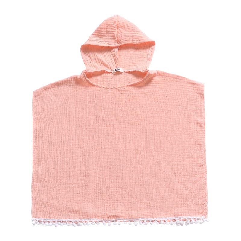 Men and Women Baby Solid Color Hooded Cloak Europe and America - Amazitshop