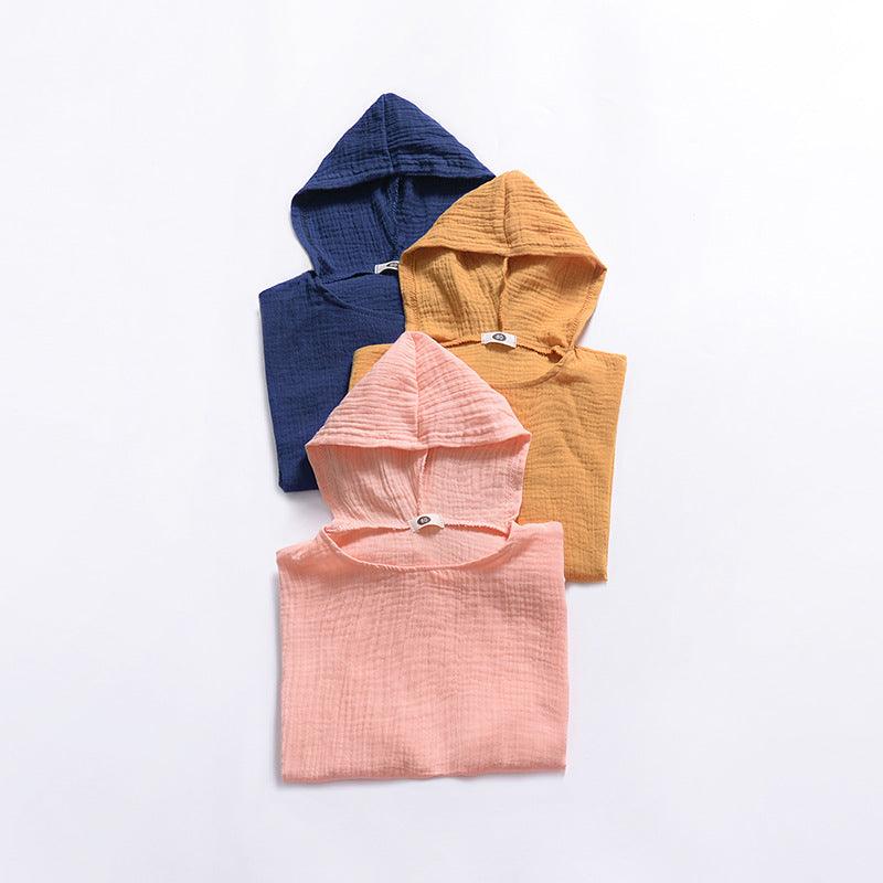 Men and Women Baby Solid Color Hooded Cloak Europe and America - Amazitshop