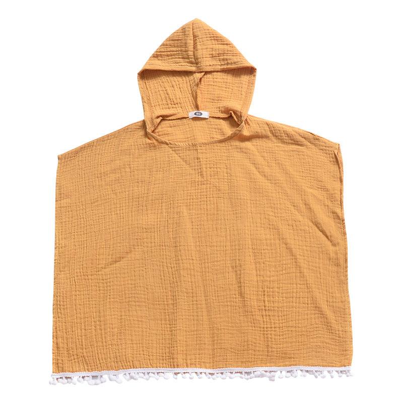 Men and Women Baby Solid Color Hooded Cloak Europe and America - Amazitshop