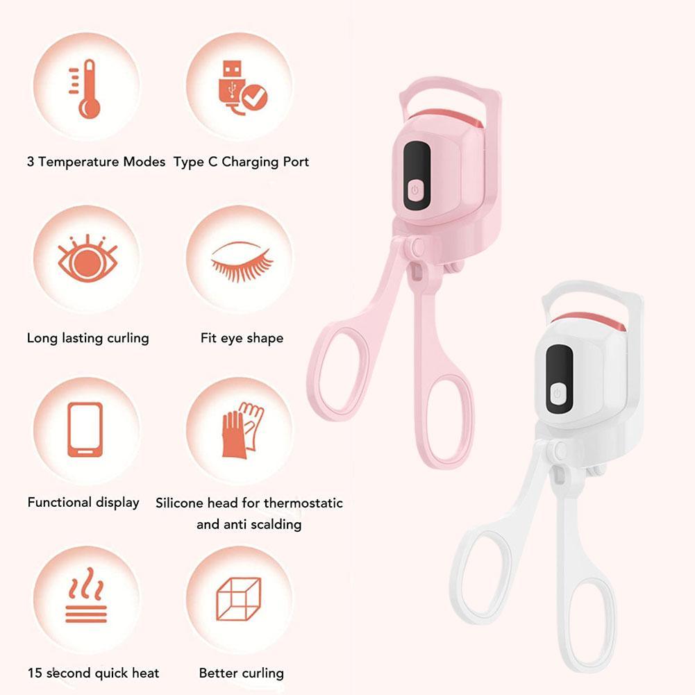 Mini Portable Electric Eyelash Curler - Amazitshop