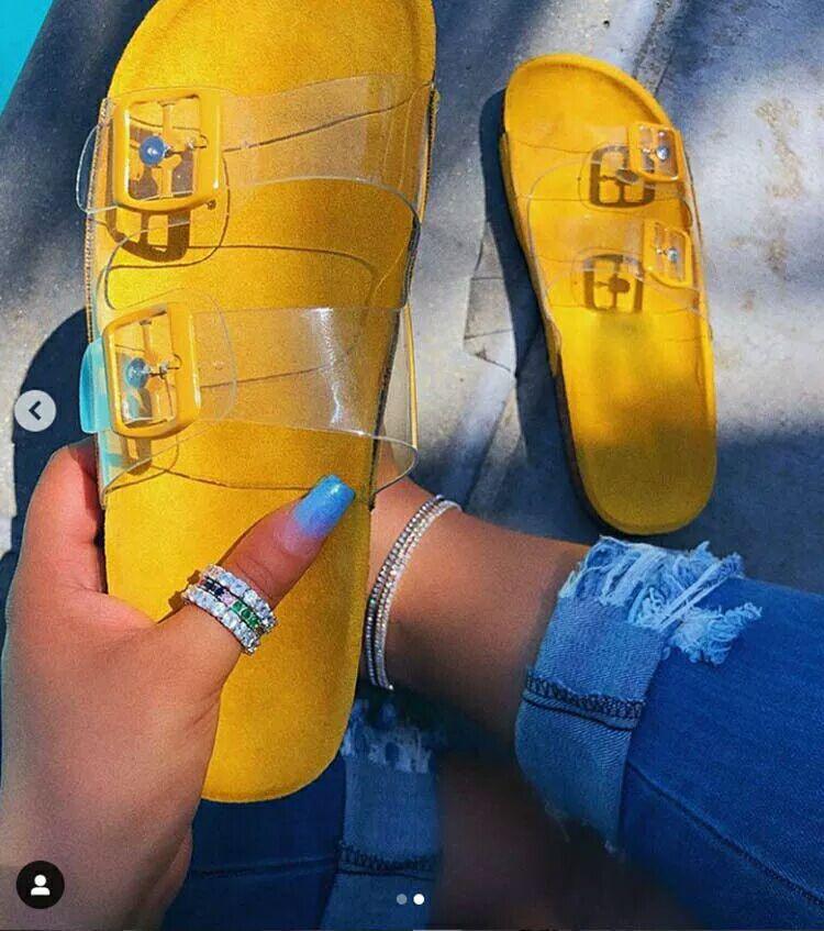 New Crystal Shoes Slippers Beach Shoes - Amazitshop