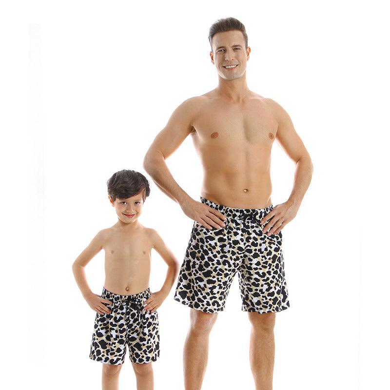 New Style Parent Child Swimwear Quick Drying Beach Pants - Amazitshop