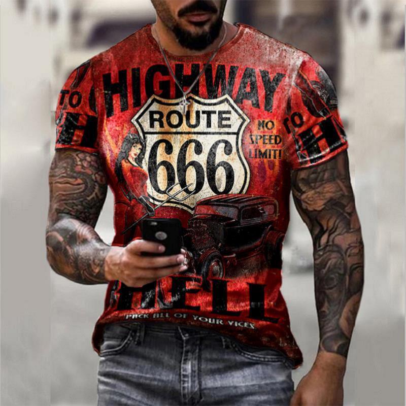 Oversize Clothes Retro Short Sleeve Men - Amazitshop