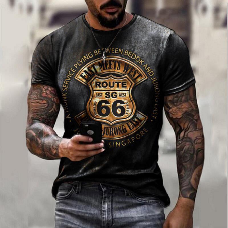 Oversize Clothes Retro Short Sleeve Men - Amazitshop