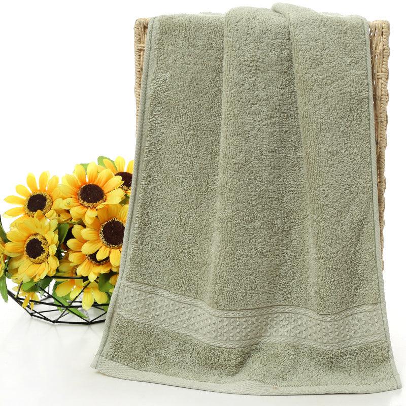 Pure Cotton Plain Towel Bath Towel - Amazitshop