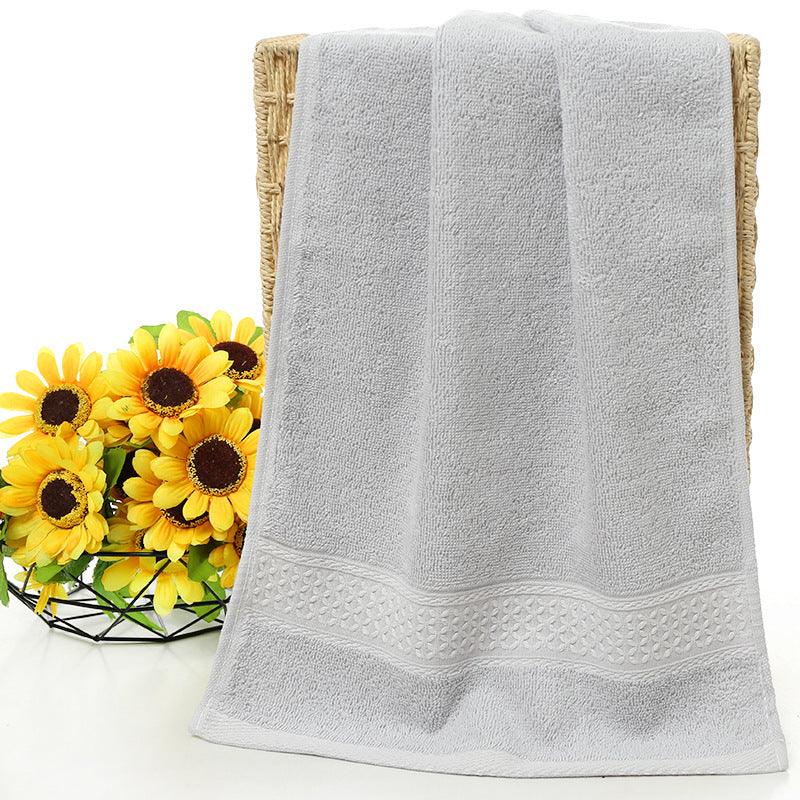 Pure Cotton Plain Towel Bath Towel - Amazitshop