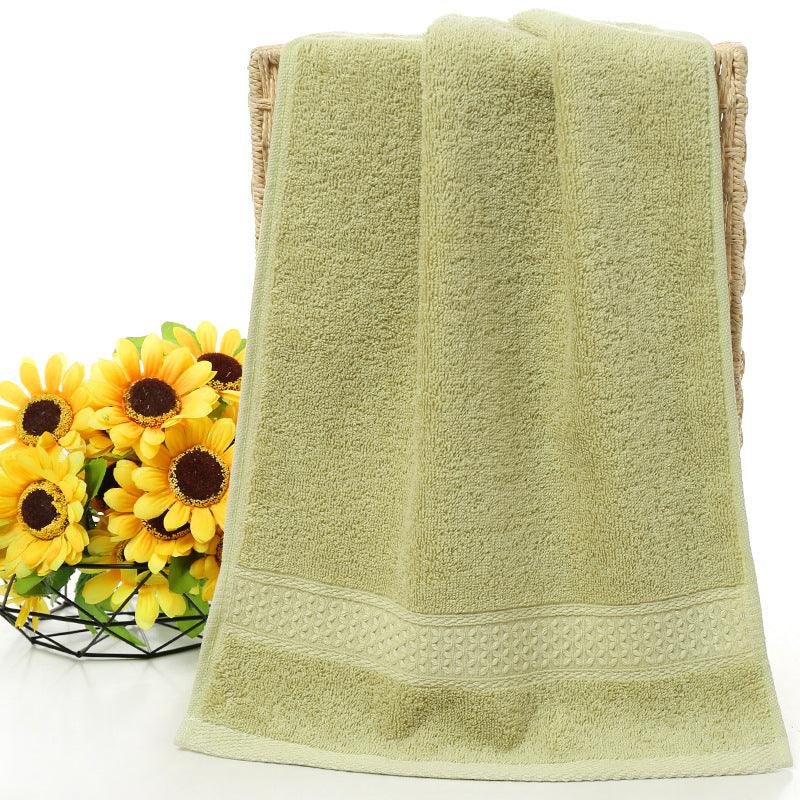 Pure Cotton Plain Towel Bath Towel - Amazitshop
